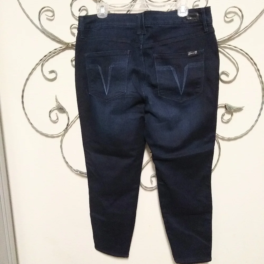 SEVEN7 High Rise Skinny Crop Ankle Skin-Fit jeans NWOT, 16 - Picture 2 of 14